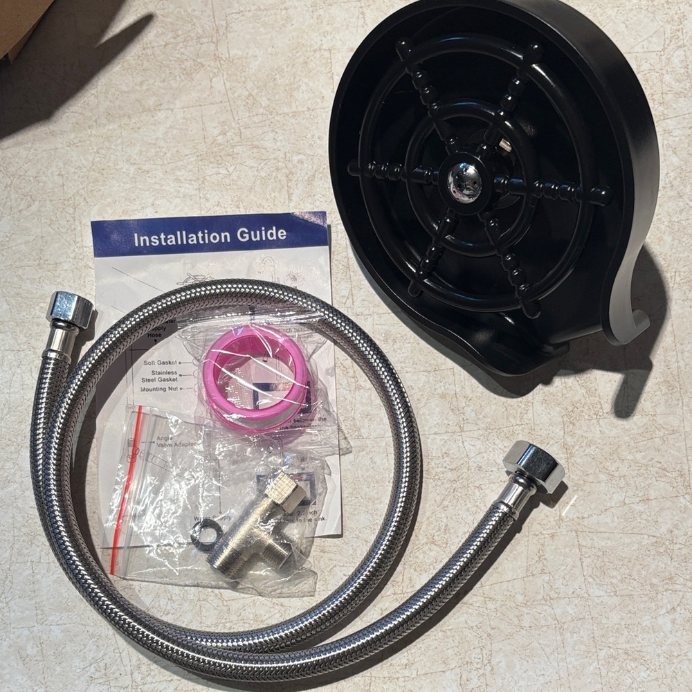 Glass and Bottle Rinser Attachment for Sink Brand New